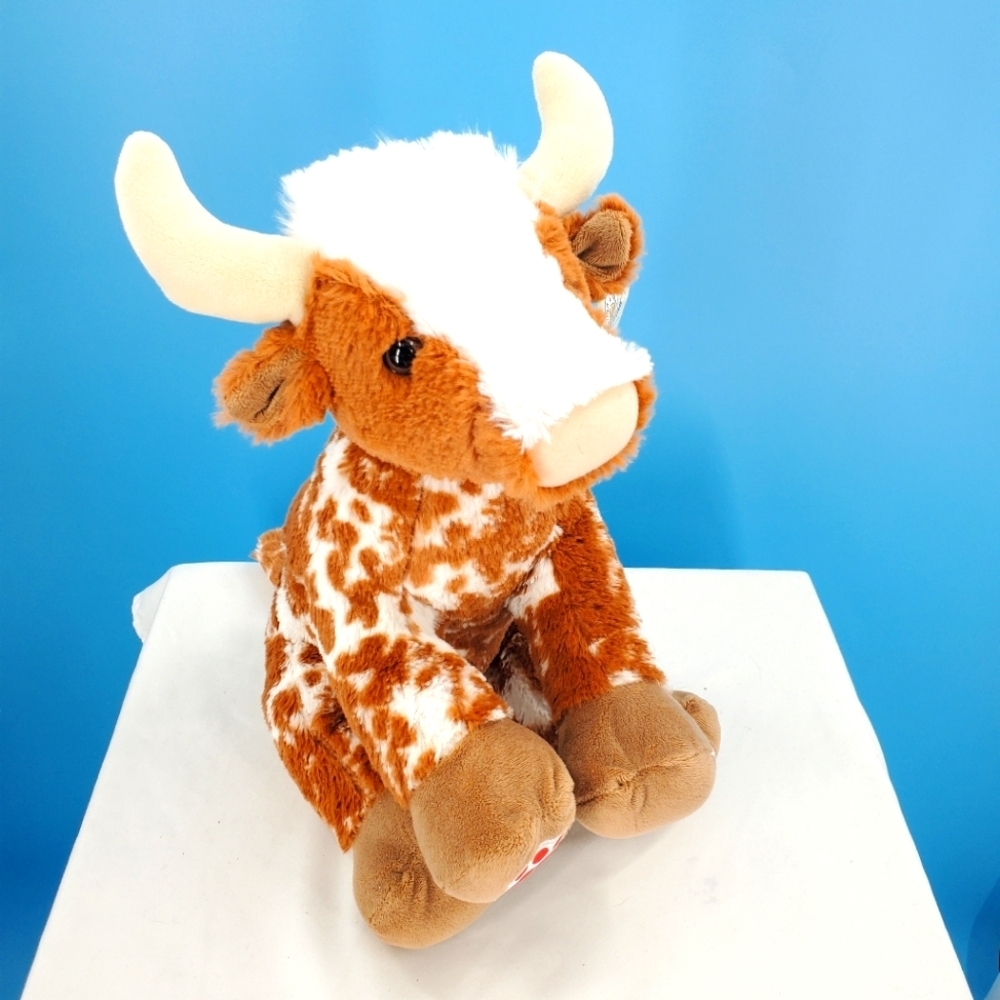 Build-A-Bear Longhorn Cow plush